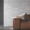 Designfliesen mit Mikrotexturen aus Naturzement in weiß
