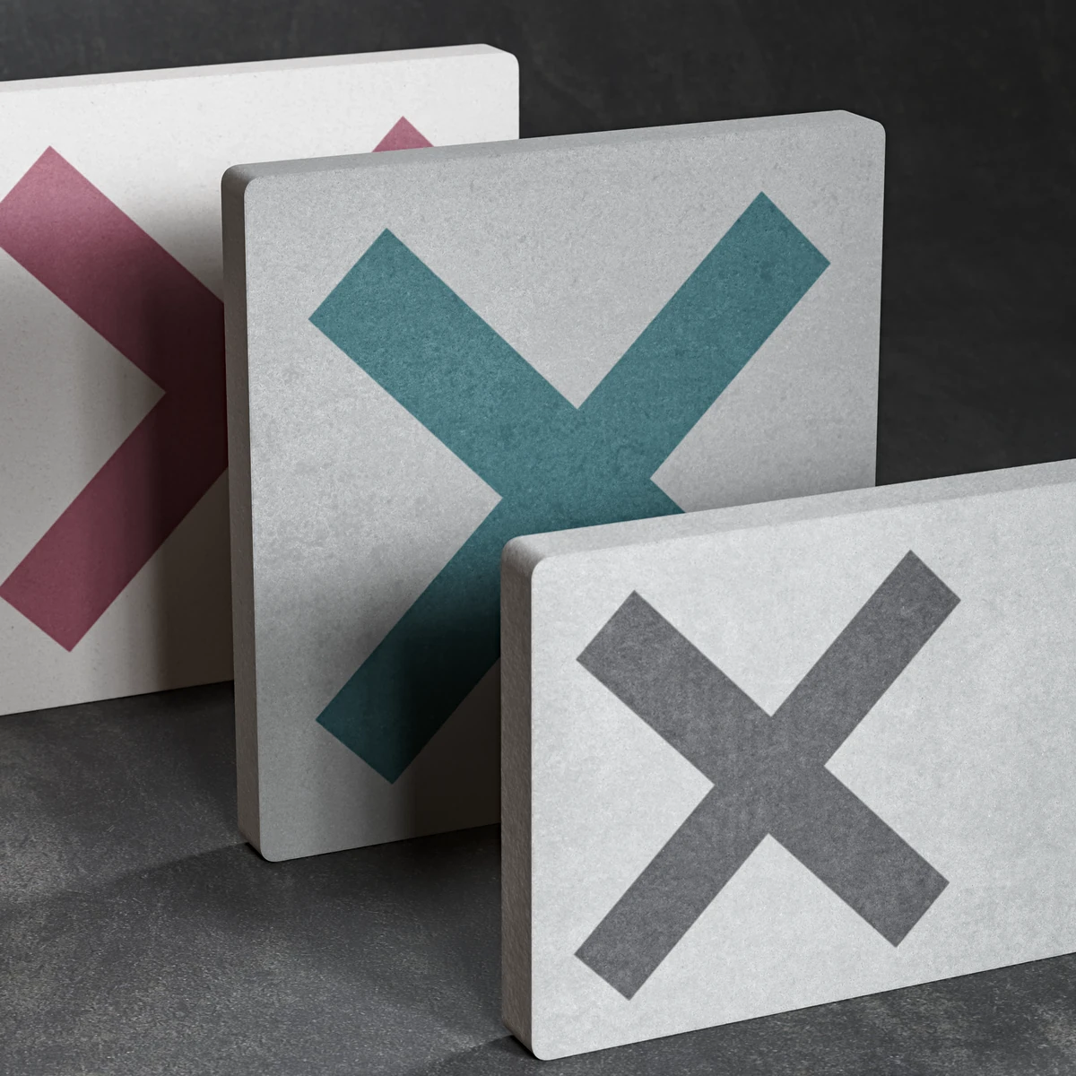 Kollektion Dune: Geometrische Fliesen für Böden und Wände in Bad und Küche