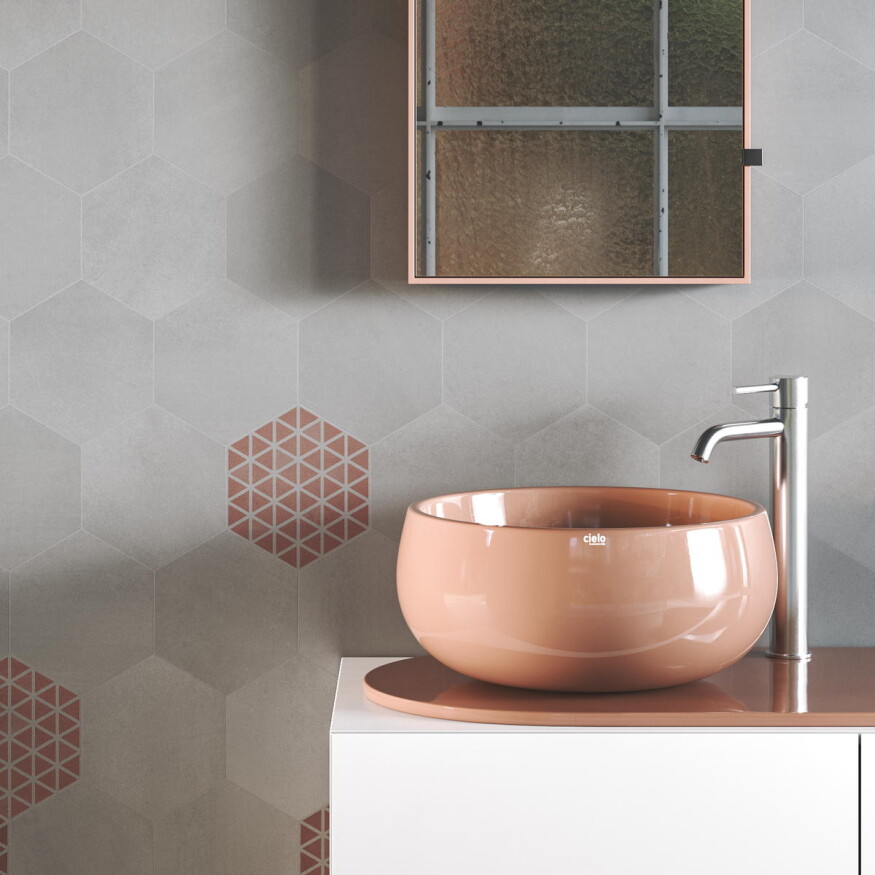 Hexagonale Fliesen mit exklusivem Design